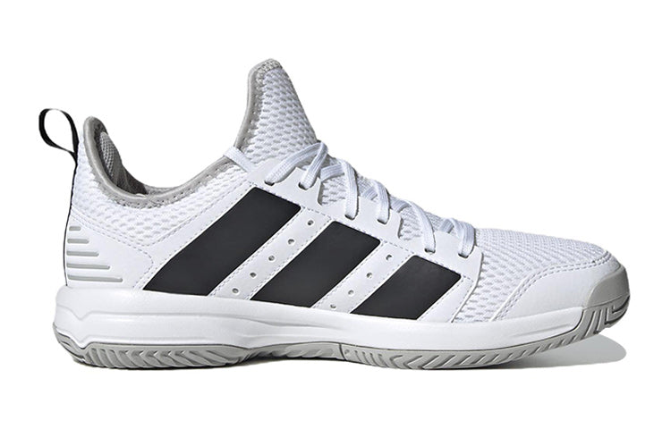 (GS) adidas Stabil J 'White Black Grey' HR0247