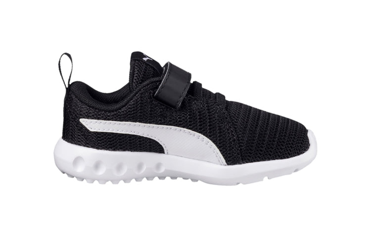 (TD) PUMA Carson 2 V Running Shoes Black/White 190074-02