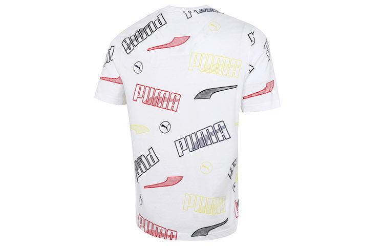 PUMA Solid Regular Fit T-Shirt 'White' 532706-02