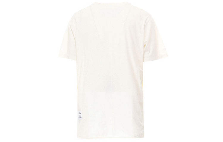 HERON PRESTON SS20 Painting Logo Printing Short Sleeve Unisex White HMAA013S209140210188