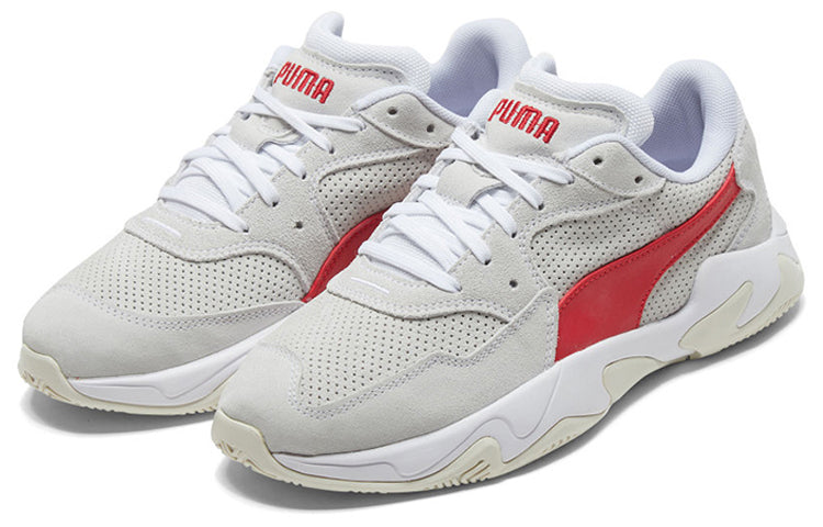 PUMA STORM STREET Trainers 'White Red' 369798-01