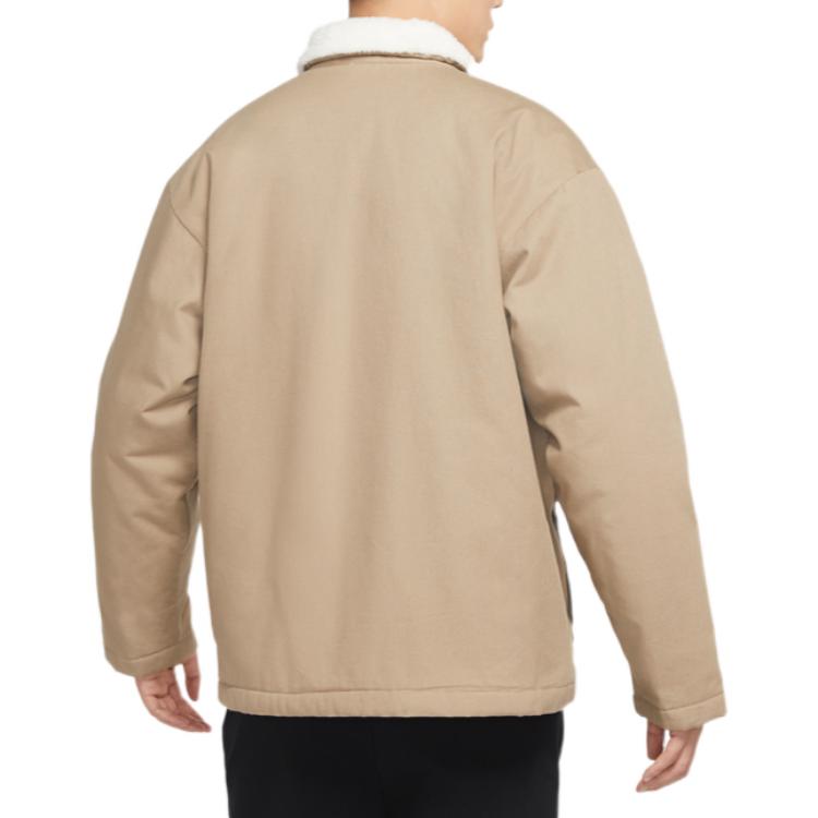 Nike fleece utility jacket 'Beige' FD6683-247