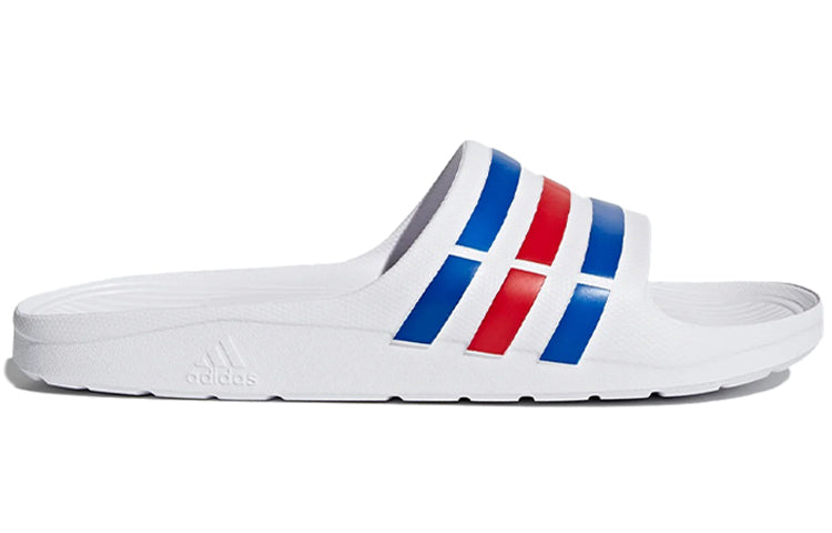 adidas Duramo Slides 'White Blue Red' U43664