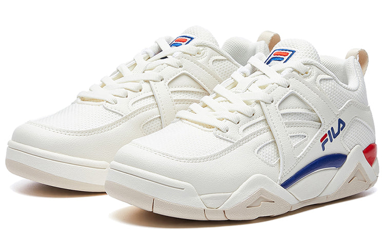 (WMNS) FILA Cage Knit Low White/Blue/Red F12W021214FGA
