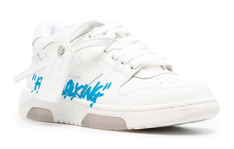 (WMNS) Off-White Out of Office 'OOO' Low-Top Running Shoes White/Blue OWIA259F21LEA0020101