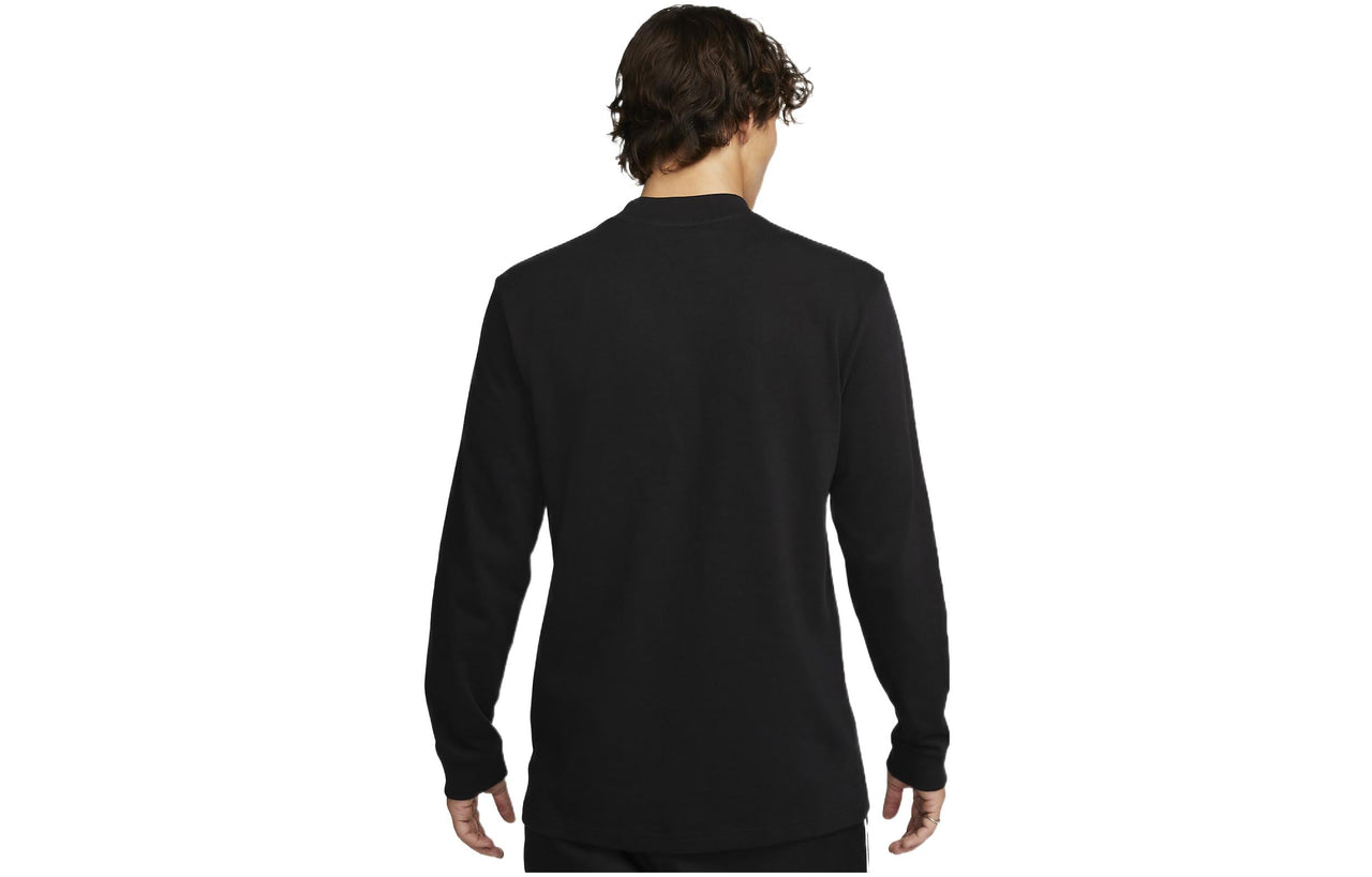 Nike AS M NL LS MOCK NECK SHIRT 'Black White' DX5869-010