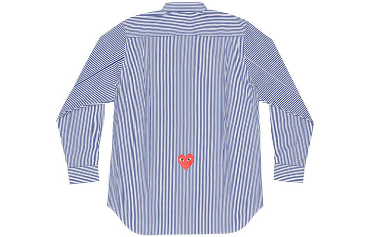 COMME des GARCONS PLAY x CDG Striped Shirt 'Blue' AE-B102-051-1