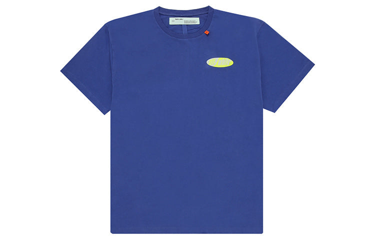 Off-White SS19 Arrows Oversize Short Sleeve T-Shirt 'Blue Neon Green' OMAA038S191850063060