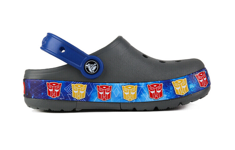 (PS) Crocs CFL Transformers Bnd Lt Slate Graffiti Outdoor Casual Gray Sandals 205501-0DA