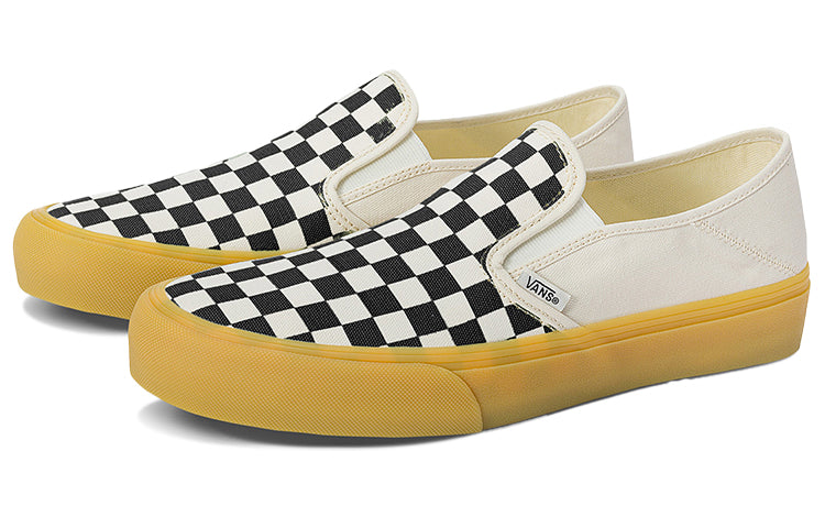 Vans Slip-on Casual Low Tops Skateboarding Shoes Unisex Black White VN0A5HYQ1KP