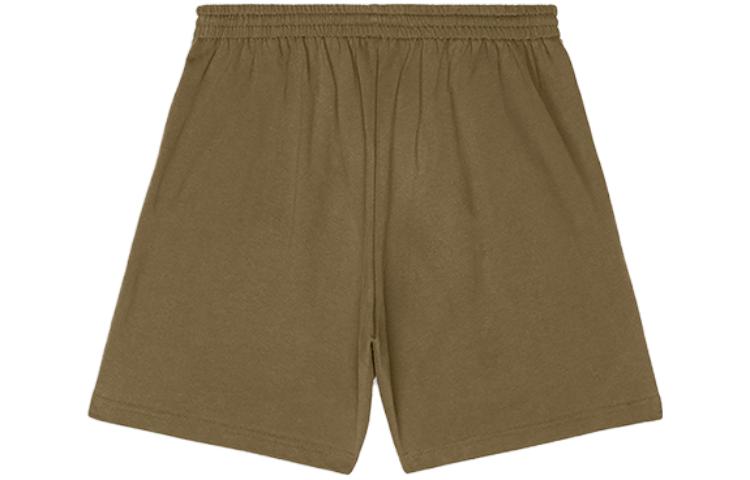 Balenciaga Political Campaign Sweat Shorts 'Khaki' 676137TKVI92463