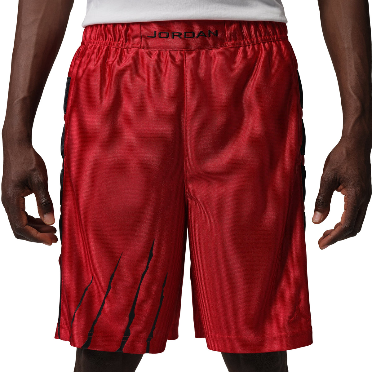 Jordan Brooklyn Cat Scratch Shorts 'Varsity Red Black' IQ2157-636