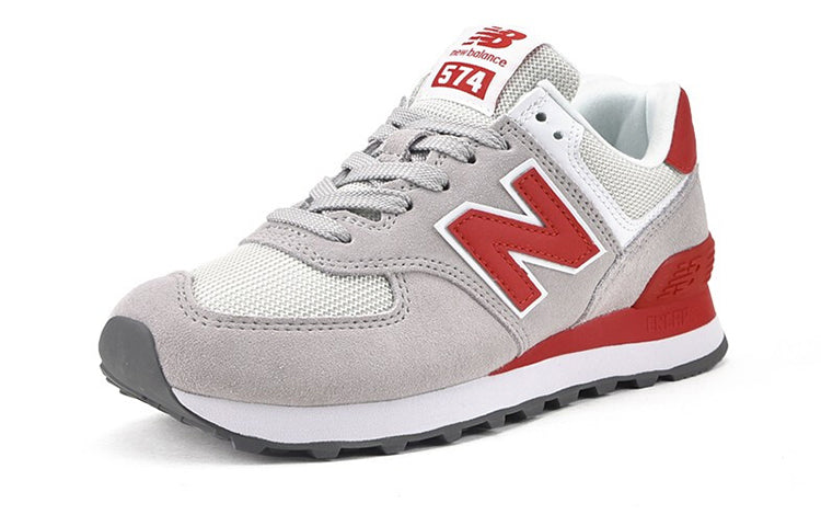 (WMNS) New Balance 574 Series Of Grey Red WL574WNB