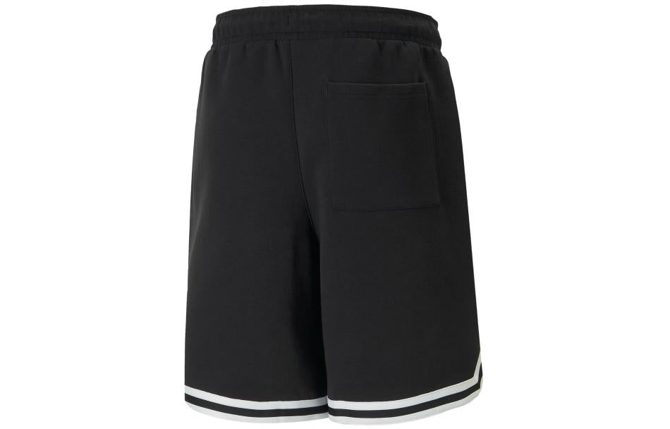 PUMA Logo Automatic Basketball Shorts 'Black' 536134-01