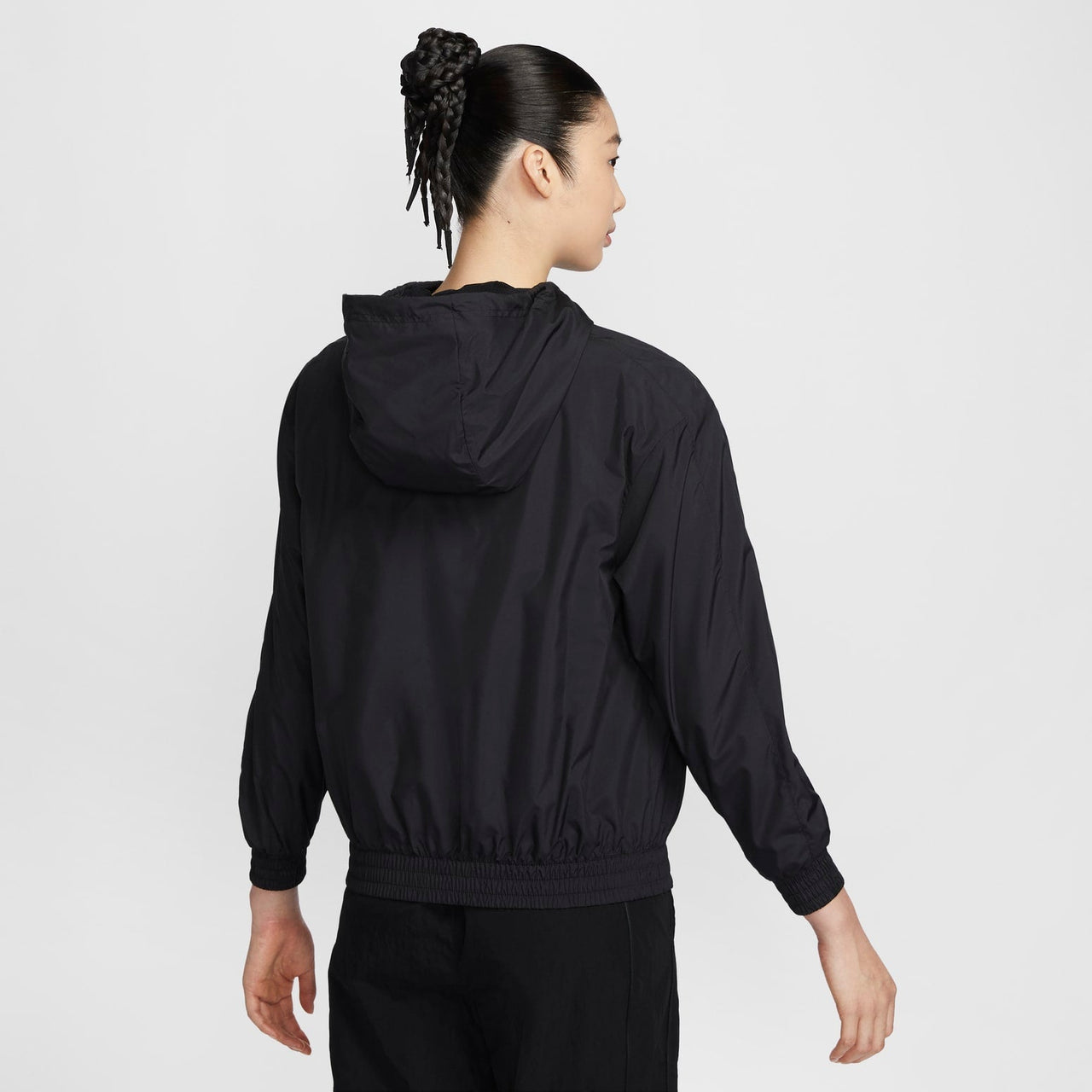 (WMNS) Nike Sportswear Classic Woven Jacket 'Black' FV6299-010