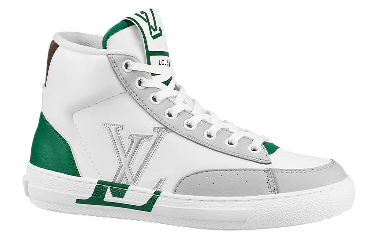 (WMNS) LOUIS VUITTON Charlie Ankle Sneakers 'Grey Green' 1A9S50