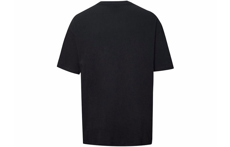Men's Converse Renew Solid Color Loose Pocket Short Sleeve Black 10020016-A01