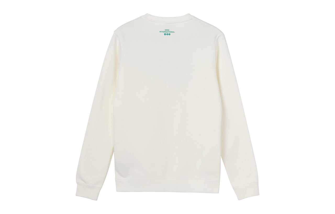 Men's Nike Logo Casual Sports Round Neck Pullover White DR7829-133
