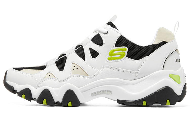 Skechers D'lites 2.0 'White Black Green' 894128-WMLT