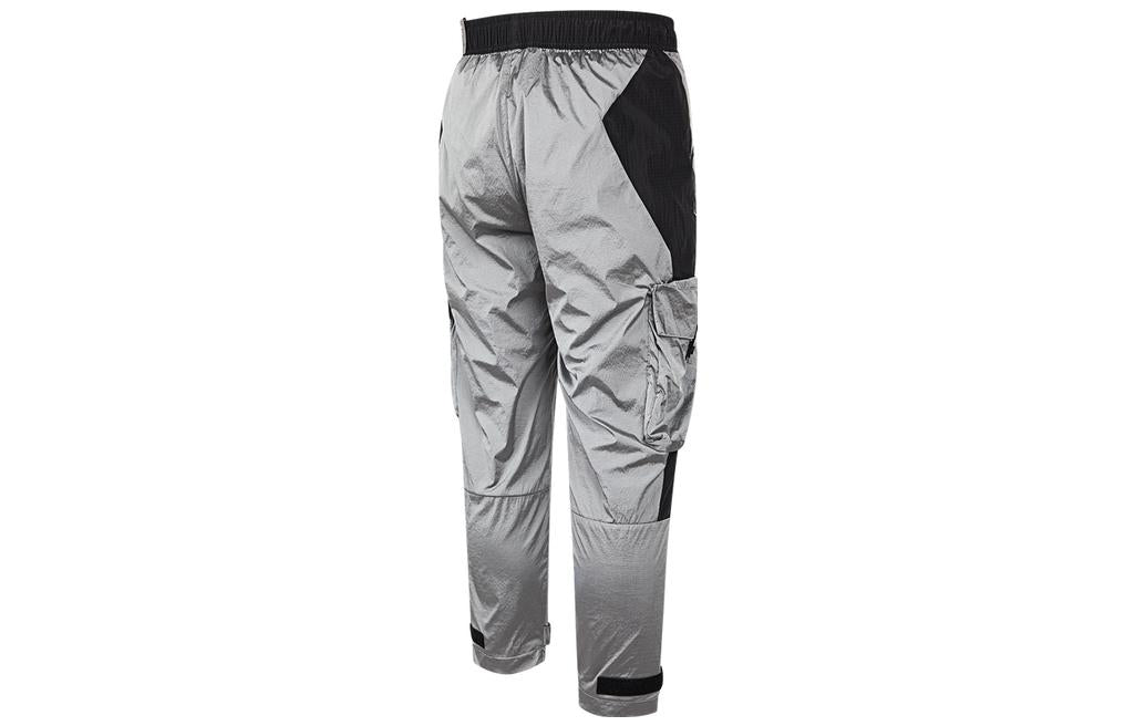 adidas color block woven lace-up pants 'Grey' IC9251