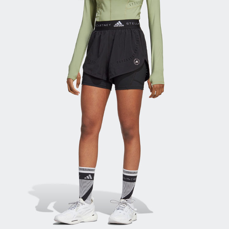 (WMNS) adidas Truepurpose Two-in-one Shorts 'Black' HS4258