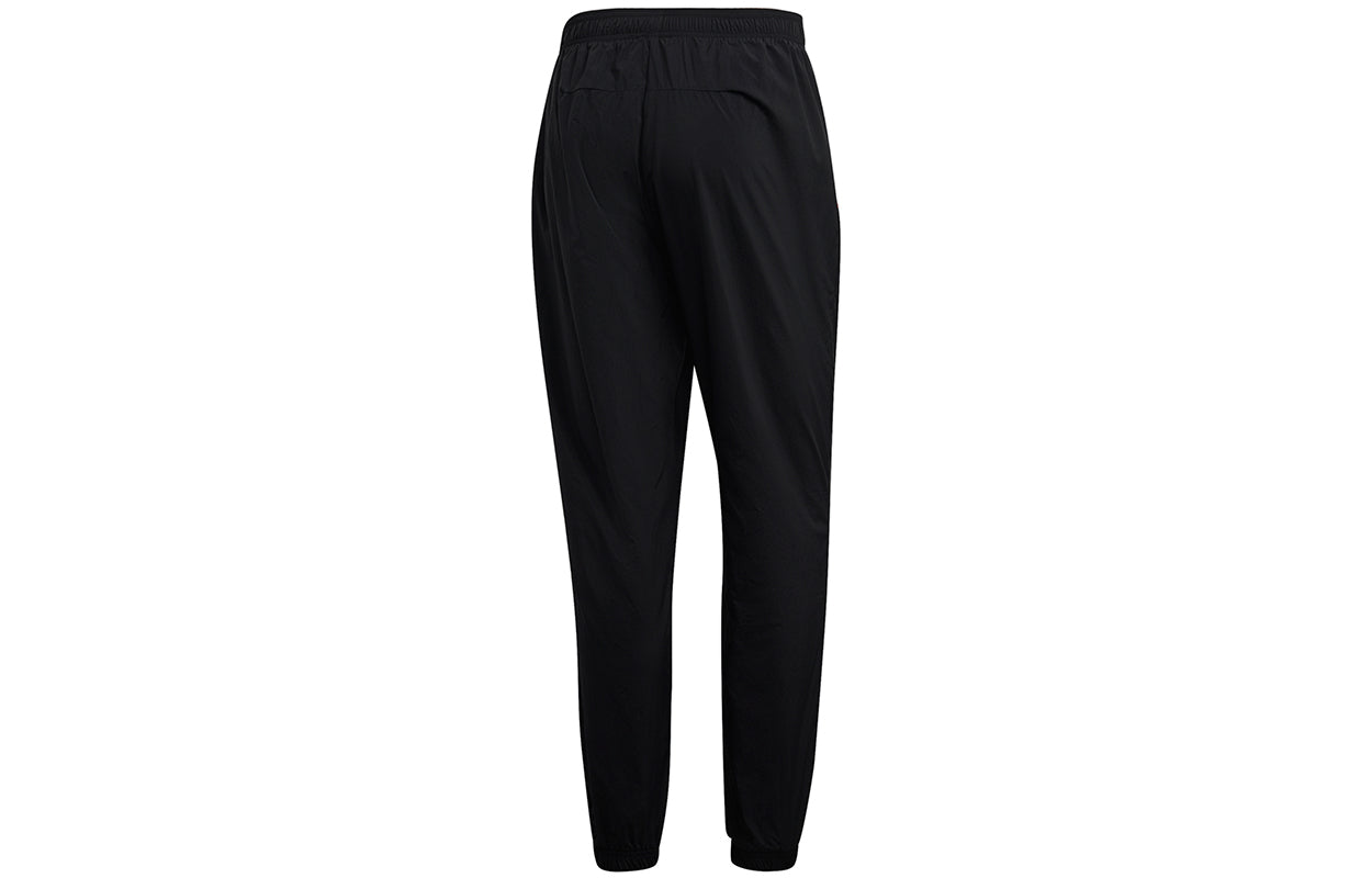 Men's adidas Mh Wv Tp Running Training Woven Bundle Feet Sports Pants/Trousers/Joggers Black FL3898
