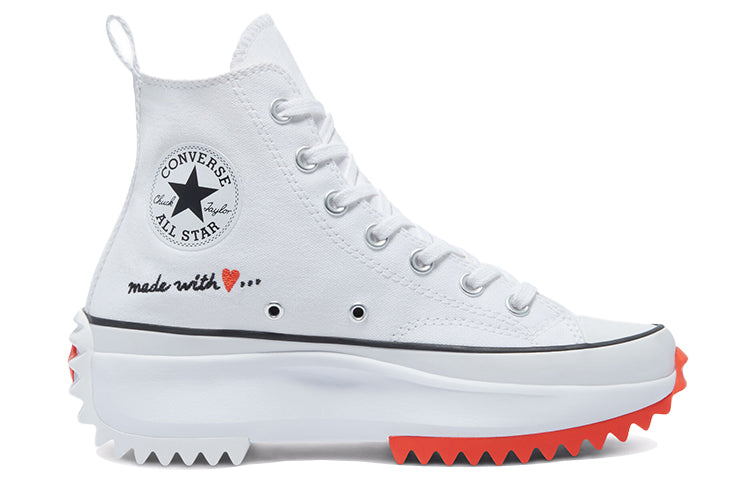 (WMNS) Converse Run Star Hike High 'Made With Love - White' 571874C