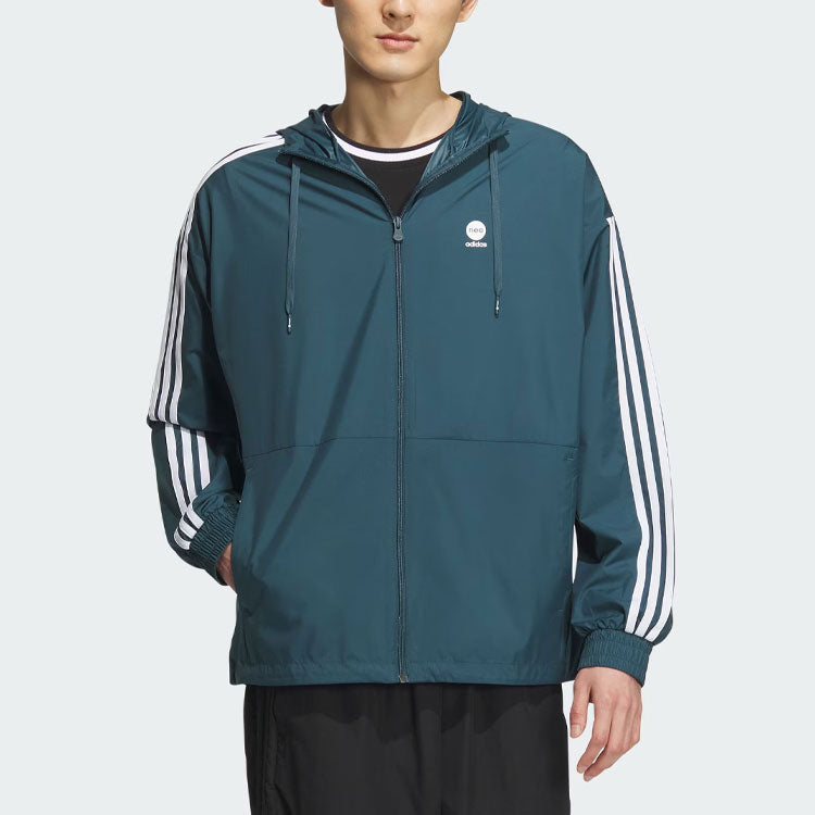 adidas Neo Essentials Windbreaker Jackets 'Teal' IK5048