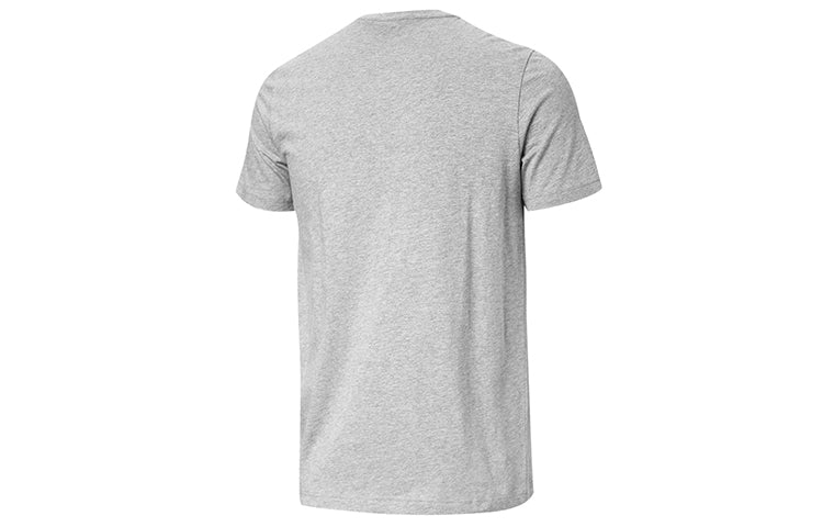 PUMA Chest Large logo Printing Short Sleeve Gray 844633-03