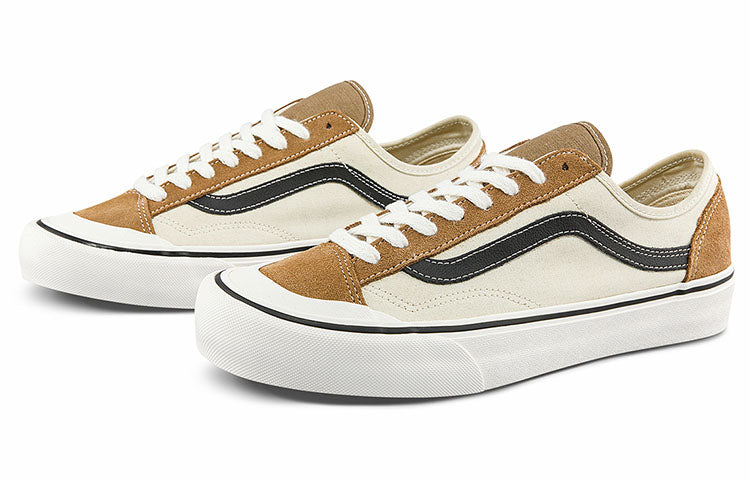 Vans Style 136 Decon Vr3 SF Casual Low Top Skateboarding Shoes Unisex Brown VN0A4BX9TBN