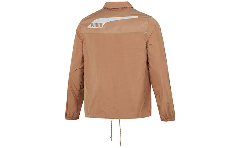 PUMA Unisex Skb Logo Printing Jacket Khaki 537012-63