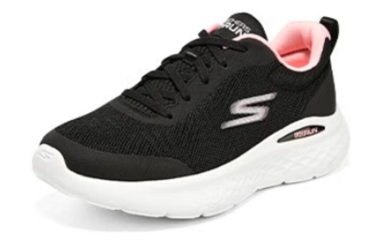 (WMNS) Skechers GO RUN Lite 'Black White Pink' 129425-BKPK
