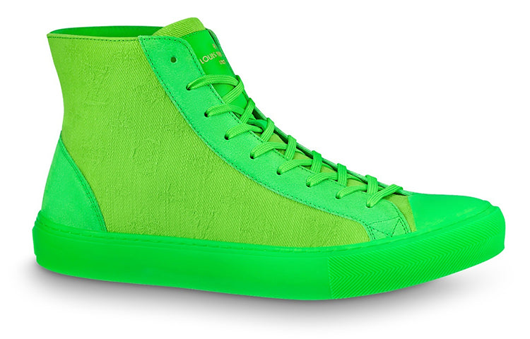 LOUIS VUITTON Tattoo Ankle Sneakers 'Neon Green' 1A8K9U
