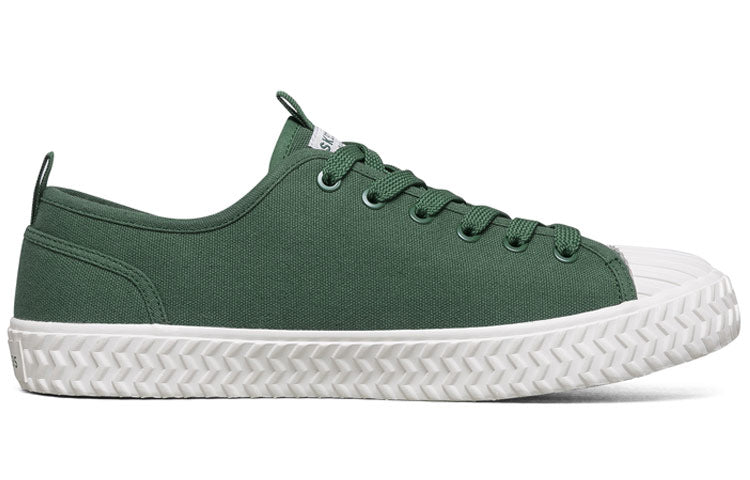 Skechers V'lites 2.0 Canvas Shoes Green 666128-DKGR