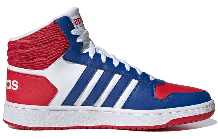 adidas Hoops 2.0 Mid 'White Blue Red' FY8472