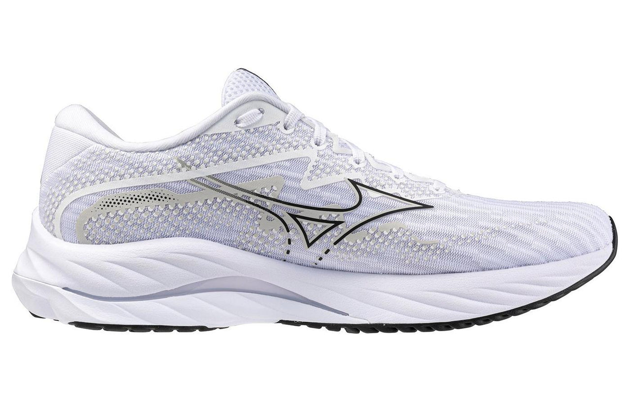 Mizuno Wave Rider 27 Super Wide 'White Black' J1GC230458