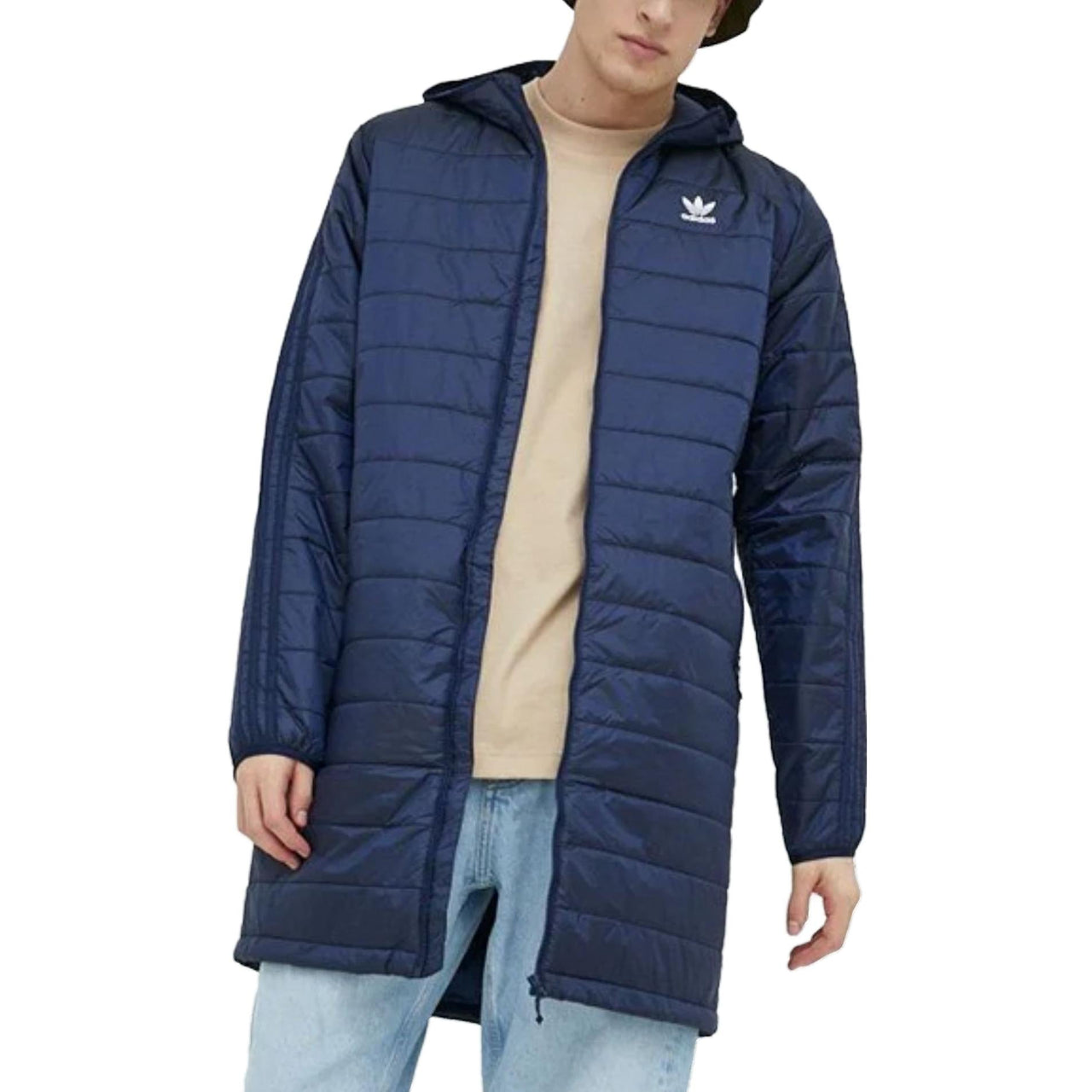 adidas Originals Long Down jacket 'Blue' HM2460