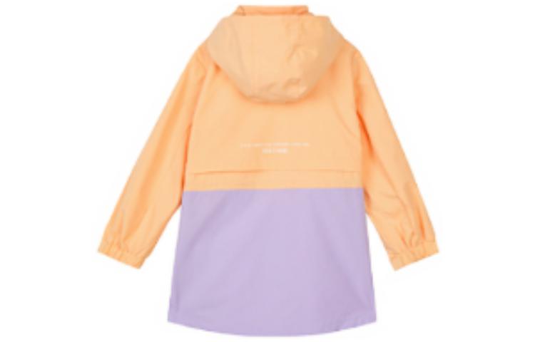 (GS) Skechers Sport Long Hooded Jacket 'Orange Purple' L123G016