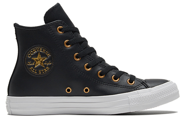 (WMNS) Converse Chuck Taylor All Star Black/Gold 568659C