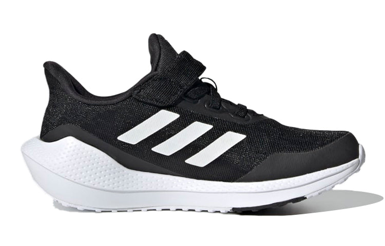 (GS) adidas EQ21 Run Velcro J 'Black White' FX2254
