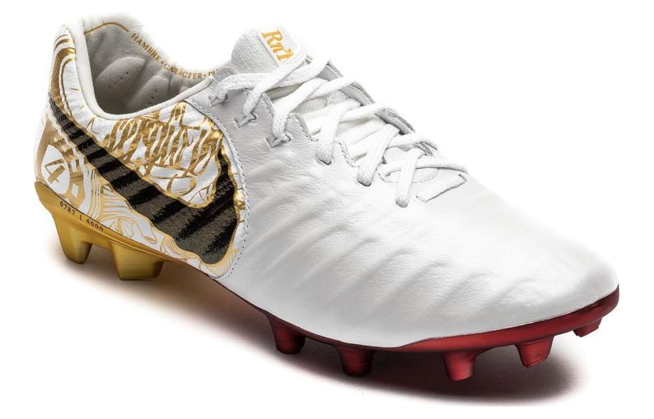 Nike TIEMPO LEGEND VII SE FG Firm Ground 'White Mtlc Vivid Gold' 897796-102
