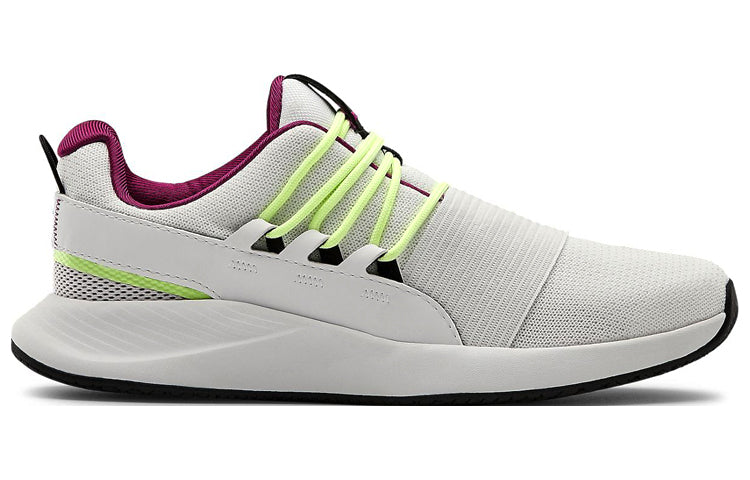 (WMNS) Under Armour Charged Breathe Lace Sports Shoes White 3022584-107