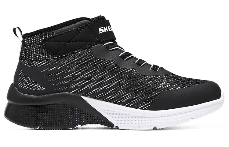 (GS) Skechers Microspec Rejoice Racer 'Black White' 303070L-BLK