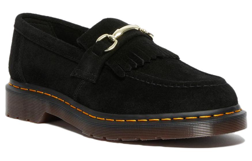 Dr. Martens Snaffle Suede Loafers 'Black - Desert Oasis Suede' 27425001