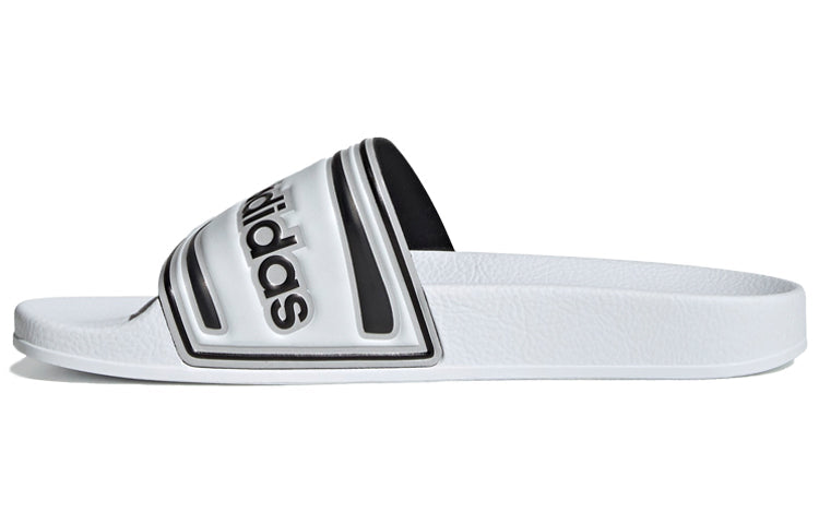 adidas originals Adilette Slides 'White Black' EE6178