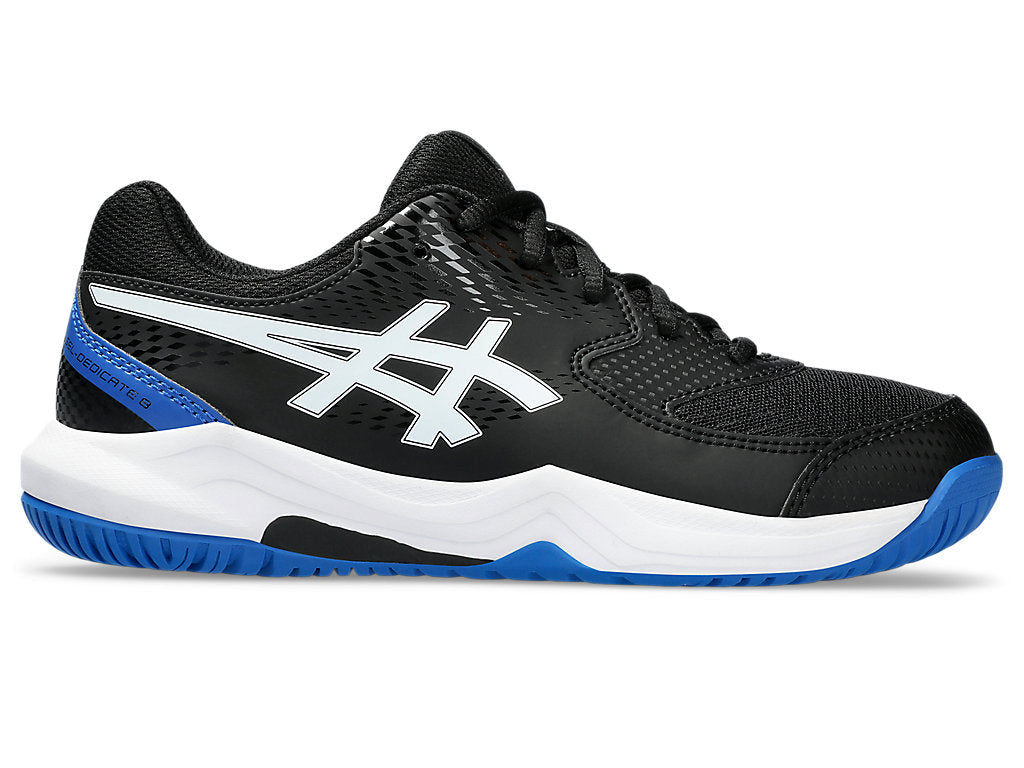 (GS) ASICS Gel-Dedicate 8 'Black Tuna Blue' 1044A077-002