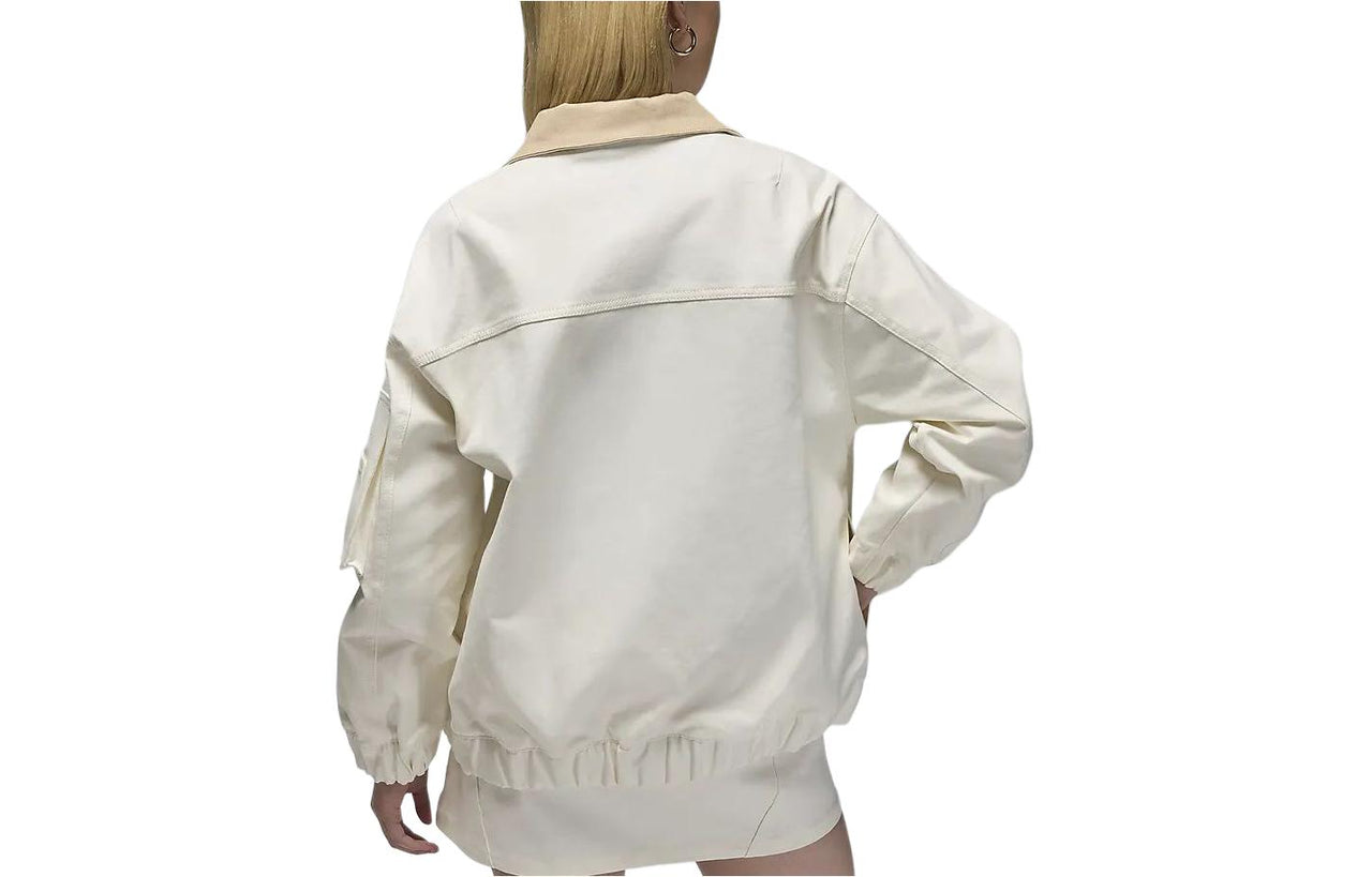(WMNS) Air Jordan Renegade Jacket Asia Sizing 'Sail Brown' FN5675-133
