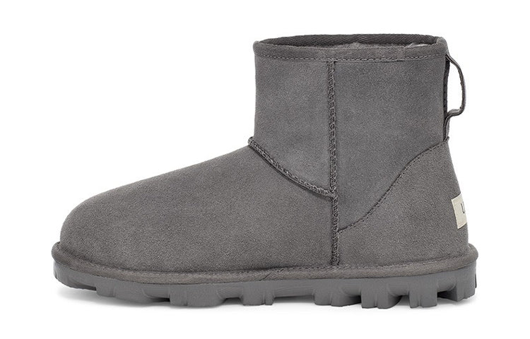 (WMNS) UGG Essential Mini Classic Fleece Lined Gray 1115030-CHRC