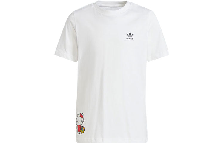(GS) adidas Originals x Hello Kitty SST Tee 'White' IM2256