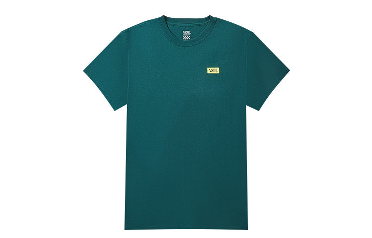 Vans Alphabet Printing Casual Short Sleeve Couple Style Green VN0A4BRPTTZ